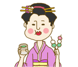 Child of Kimono sticker #10777829