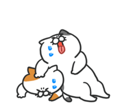 Funny cats of nojako3 sticker #10779031