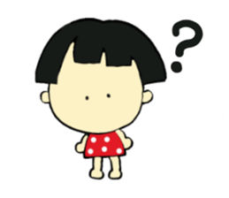 short person and dog  english version sticker #10779610