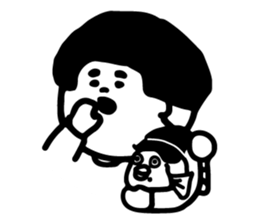 The daily life for JIE,TAI and  DU,ZI sticker #10779757