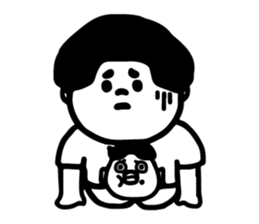 The daily life for JIE,TAI and  DU,ZI sticker #10779763