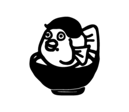 The daily life for JIE,TAI and  DU,ZI sticker #10779773