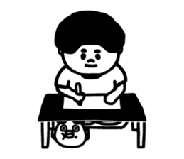 The daily life for JIE,TAI and  DU,ZI sticker #10779778