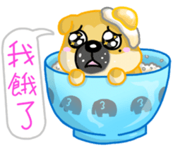 Silly Diary-The puppy version sticker #10780365