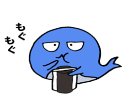 Sadowara-Whale sticker #10780480