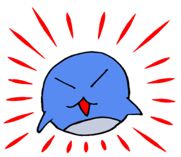 Sadowara-Whale sticker #10780491