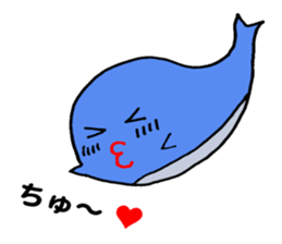 Sadowara-Whale sticker #10780500