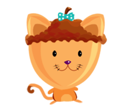 Donguri Neko sticker #10781032