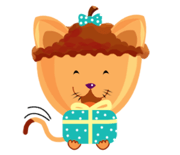 Donguri Neko sticker #10781041