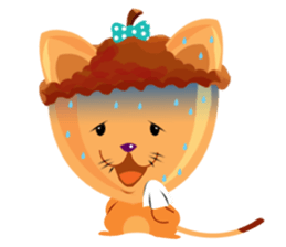 Donguri Neko sticker #10781052