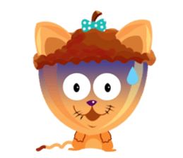 Donguri Neko sticker #10781053