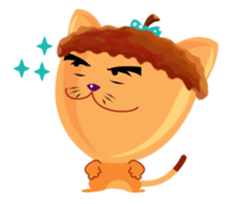 Donguri Neko sticker #10781055
