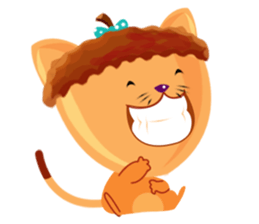 Donguri Neko sticker #10781056