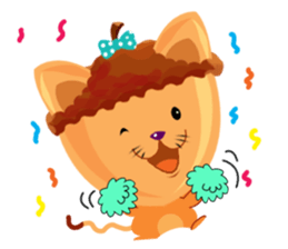 Donguri Neko sticker #10781060