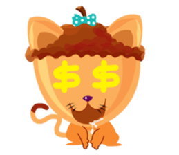 Donguri Neko sticker #10781062
