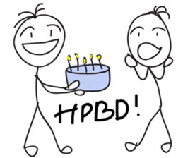 Pi Daily II (Pi and friends) sticker #10781122