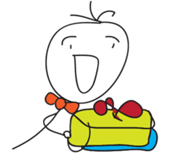 Pi Daily II (Pi and friends) sticker #10781150