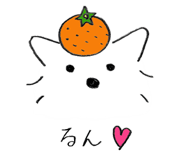 A White Dog, "Mikan" sticker #10781432