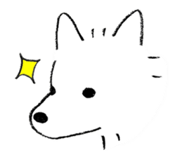 A White Dog, "Mikan" sticker #10781439