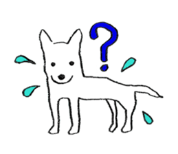 A White Dog, "Mikan" sticker #10781456