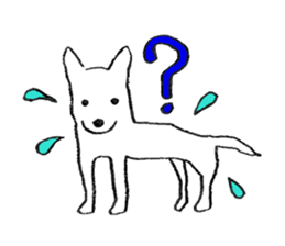 A White Dog, "Mikan" sticker #10781456