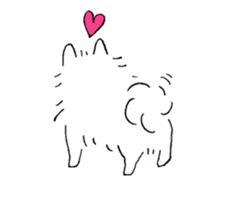 A White Dog, "Mikan" sticker #10781464