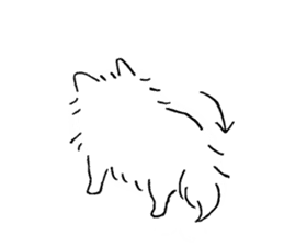 A White Dog, "Mikan" sticker #10781465