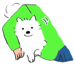 A White Dog, "Mikan" sticker #10781469