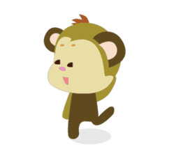 Funny Little Monkeys sticker #10781792