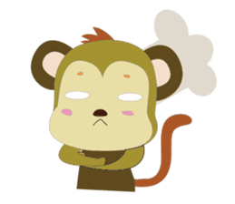 Funny Little Monkeys sticker #10781801