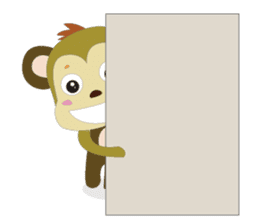 Funny Little Monkeys sticker #10781802