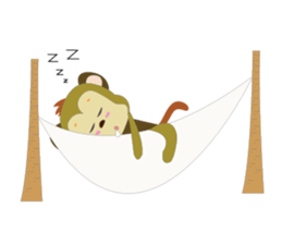 Funny Little Monkeys sticker #10781809