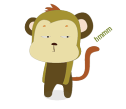 Funny Little Monkeys sticker #10781810