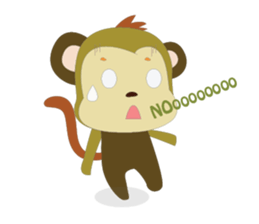 Funny Little Monkeys sticker #10781812