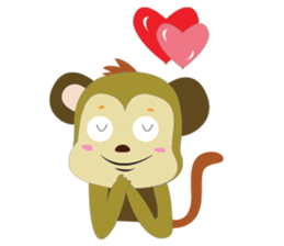Funny Little Monkeys sticker #10781813