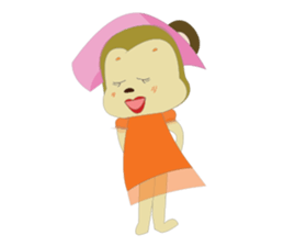 Funny Little Monkeys sticker #10781816