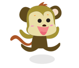 Funny Little Monkeys sticker #10781824