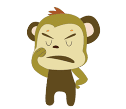 Funny Little Monkeys sticker #10781827
