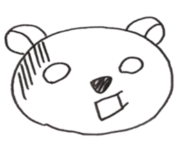 Honest bear stickers 2 sticker #10781903