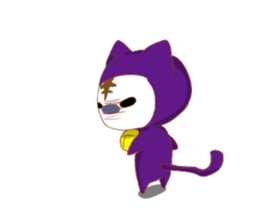 cap cat sticker #10781948