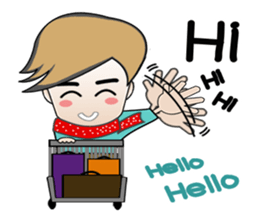 Homo Chatting sticker #10781952