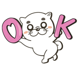 maybe, dog. sticker #10781992