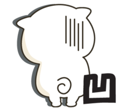 maybe, dog. sticker #10782023