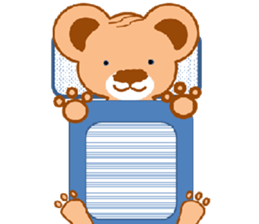 Salaryman uncle bear sticker #10782228