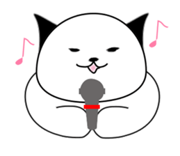Everyday never Nante of the phrase cat sticker #10783122