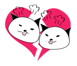 Everyday never Nante of the phrase cat sticker #10783125