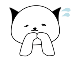 Everyday never Nante of the phrase cat sticker #10783126