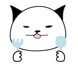 Everyday never Nante of the phrase cat sticker #10783127