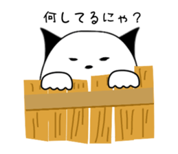 Everyday never Nante of the phrase cat sticker #10783133