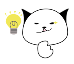 Everyday never Nante of the phrase cat sticker #10783135